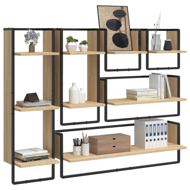 Antoinesha Floating Shelf, Sonoma Oak
