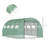 Outsunny 13' X 10' X 6.5' Walk-In Tunnel Greenhouse With 2 Zippered Mesh Doors & 10 Mesh Windows, Upgraded Gardening Plant Hot House With Galvanized Steel Hoops, Green