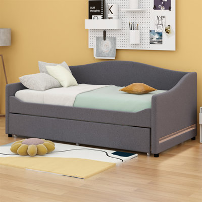 Anaiah Upholstered Daybed with Trundle by Red Barrel Studio