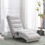 Méridienne moderne en lin, longue chaise longue pour bureau ou salon-1606571091