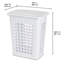 Panier à linge rectangulaire en plastique avec couvercle Sterilite LiftTop-118911648