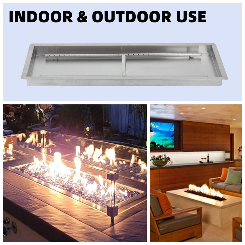 Fire Pit Accessory, 2cm H x 38.5cm W x 14.5cm D