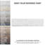 Carrelage mural en céramique aspect pierre 3 po x 12 po Classico Carrara