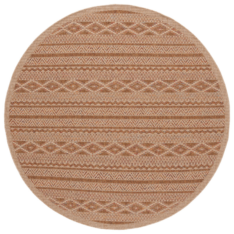 Larrell Wicker Performance Southwestern Rug, Round 6'7"