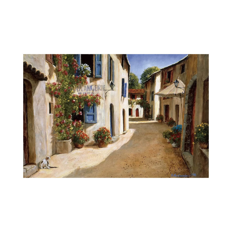 Boulangerie De Peypin by Gilles Archambault - Wrapped Canvas Painting, 66.04 cm H x 45.72 cm W x 3.175 cm D