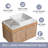 Beauton 29.57 " W Free Standing Wall Mounted 1 Single Vanity Bathroom Vanity With Top