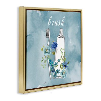 Cadre flottant floral Floral Rules, par Nan
