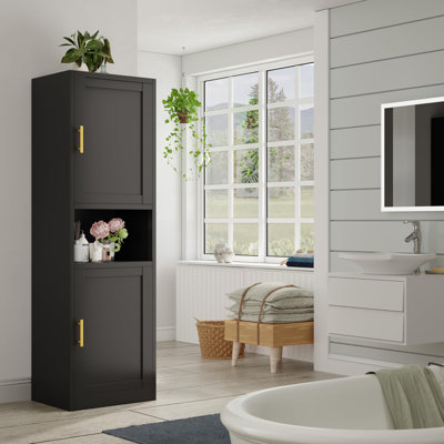 Tall Narrow Storage Cabinet by Latitude Run