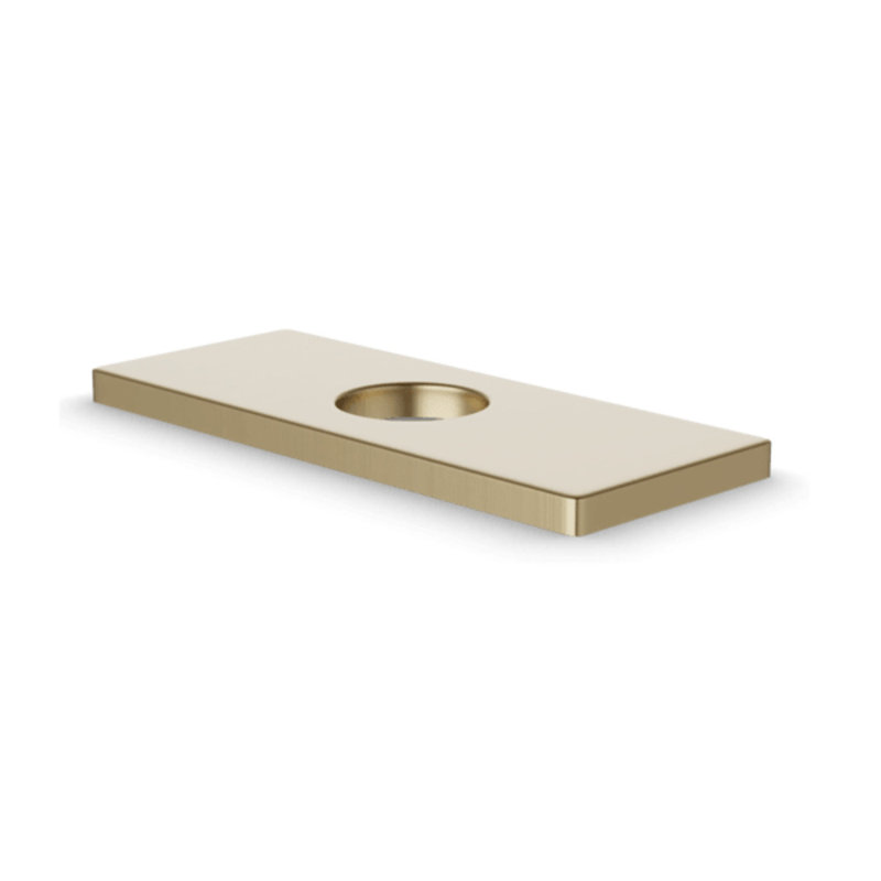 Trova Square 6" Cover Plate, Satin Brass