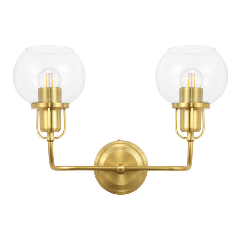 Nuhi Armed Sconce, Clear, 11.5'' x 15.75''