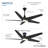 Switch 60" Led Smart Dual Mount Ceiling Fan-116794781-116794780