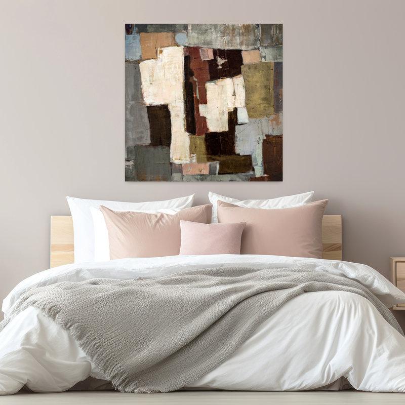 Pleine Lune, art contemporain abstrait, H 32 po x l 32 po