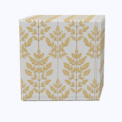Cotton Floral Square Napkin