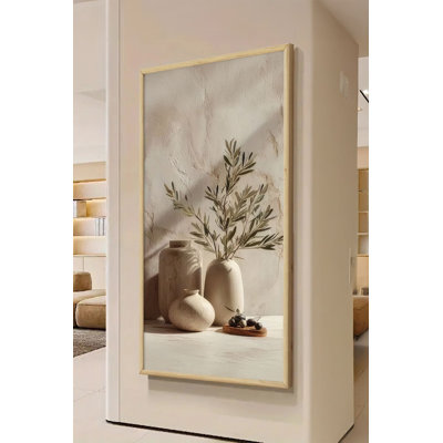 Superbe peinture décorative en panneau de fibres à densité moyenne, 27,6 po x 13 po | Cadre 100% bois massif (épaisseur: 0,8 pouce) | Impression numérique vibrante, parfaite pour la décoration intérieure, le salon et le bureau | Ajout d'art mural élégant
