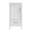 Meuble-lavabo simple autoportant de 18 po avec plateau entièrement assemblé