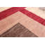 Tapis unique en laine noué à la main style Chobi des années 2010 de 6 pi 5 po x 9 pi 10 po crème Puertas
