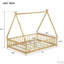 Lit de sol en forme de tente avec porte-118020002-118020005