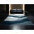 Soft Plush Easterly Modern & Contemporary Abstract Area Rug in Gray – SkyBlue Binding-1887143890
