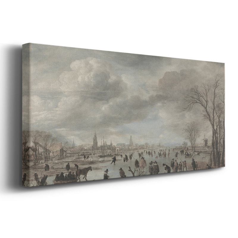 Série paysage - Dxvi - Toile tendue avec châssis - Prêt à accrocher, H 16 po x l 40 po