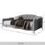 Lit de jour simple en velours Arwilla-324769065