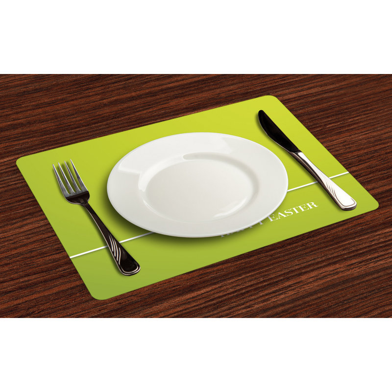 Polyester Abstract Rectangle Placemat