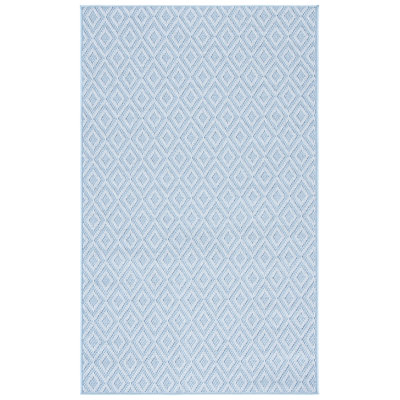 Tapis d'intérieur / extérieur à motif géométrique lavable à la machine Abadou