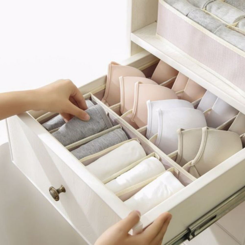 Latitude Run® This Storage Box Can Store Socks/underwear/underwe Fabric  Storage Bin