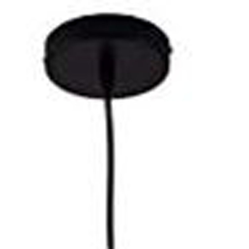 Luminaire suspendu suspendu moderne en métal noir