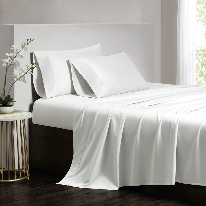 Lux Pillow Case, White, Standard Case Pack with 2 Pillowcases