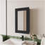 Pharmacie avec miroir inclus Parks, noir-854629869