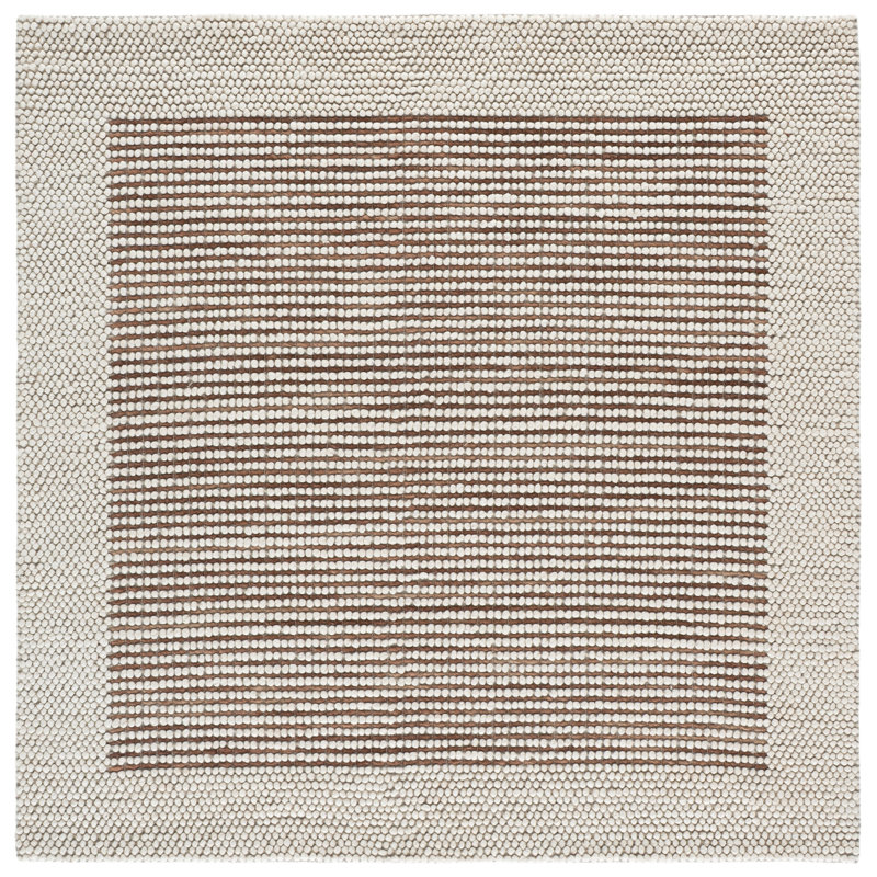 Tapis géométrique tissé à la main Natura 433 Performance, Rond 6 pi 0 po x 6 pi 0 po