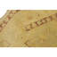 Hand Knotted Wool Area Rug in Gold