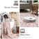  Vintage Coastal Machine Washable Area Rugs for Living Room Non Slip Soft Farmhouse Carpet