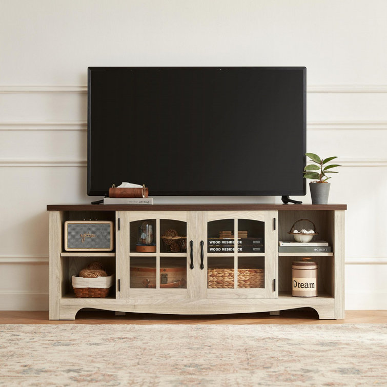Buy Jarrah Acacia Wood TV Cabinet