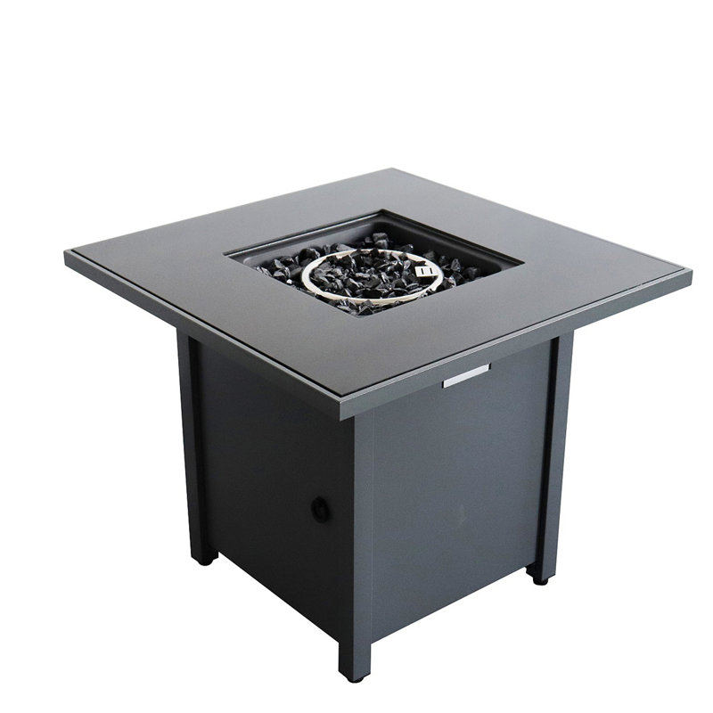 Outdoor Fire Pit For Outdoor Home Garden Backyard Fireplace (30 Inch Steel), Gray
