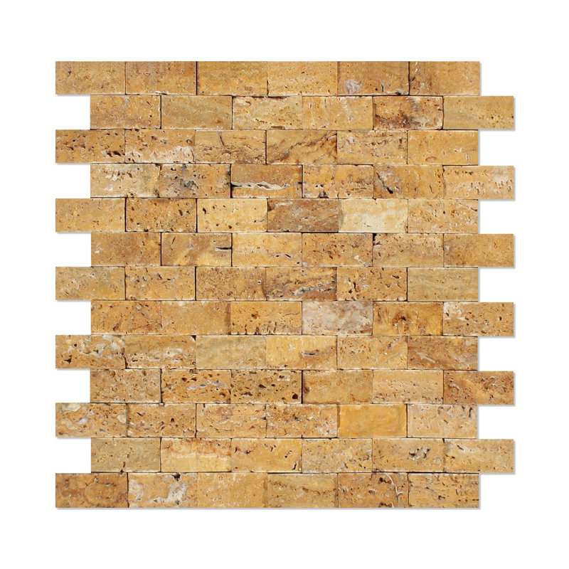 Carreau de mosaïque pour mur et plancher Sienna Travertine