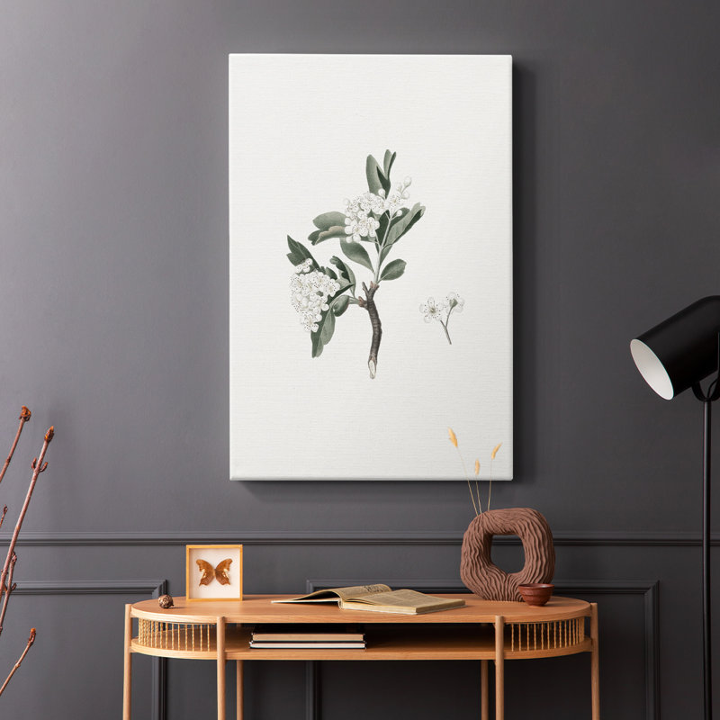 Imprimé floral rétro CLxxxv - galerie enveloppée de cavas, H 36 po x l 24 po