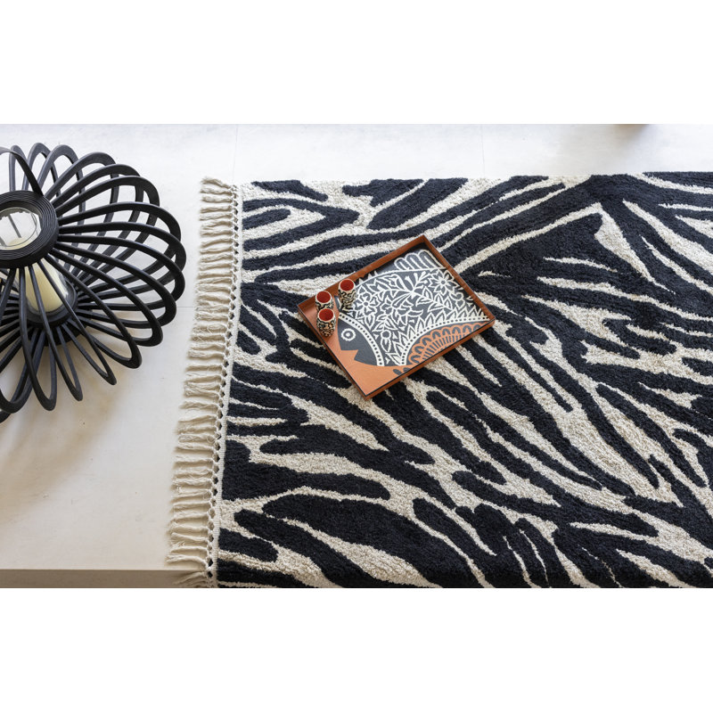 Aabha Animal Print Hand Woven Area Rug, Rectangle 160 x 230cm