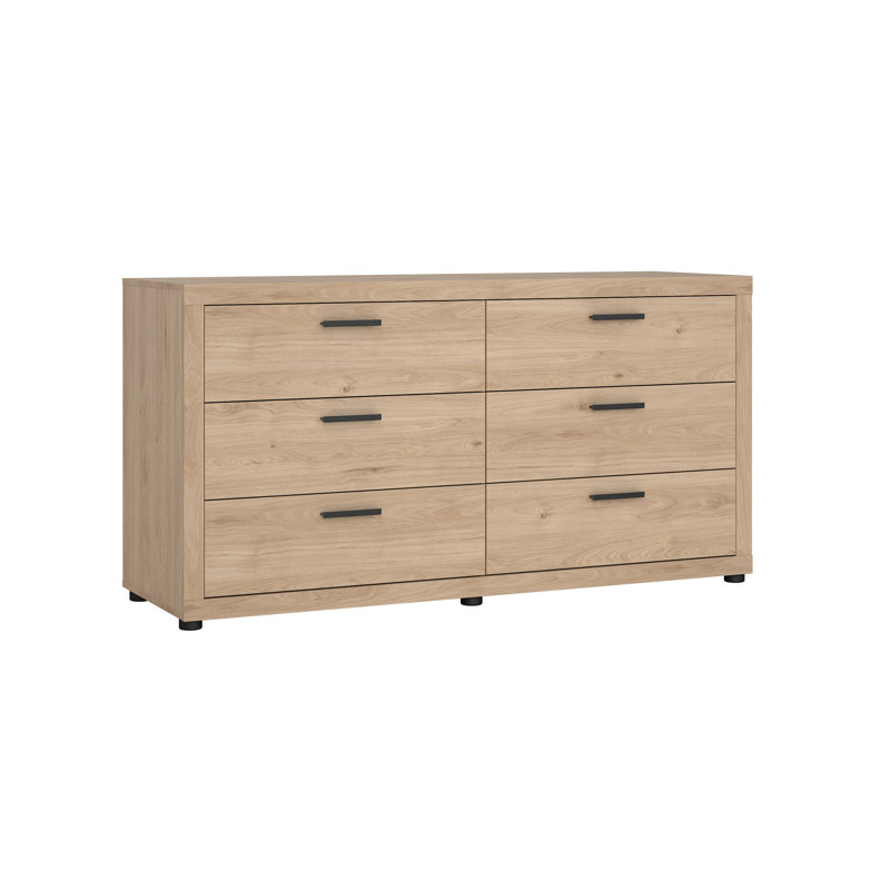 Rorry 60.47"W 6-Drawer Double Dresser