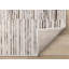 Tapis blanc rayé blanc à faible circulation-861654871