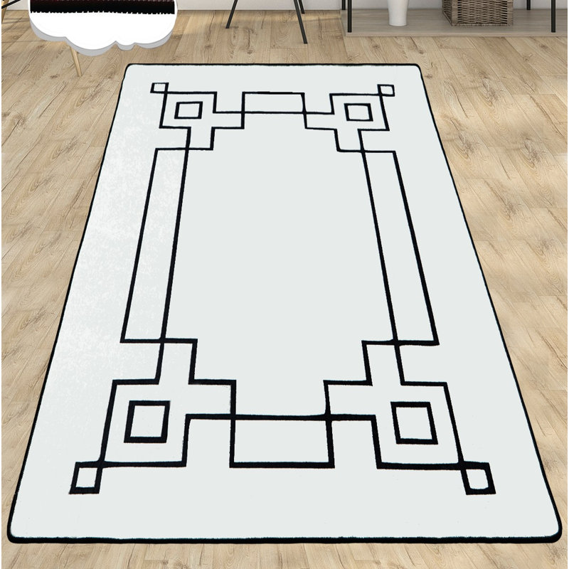 Premium Hall Carpet 2.6 x 6.6 Feet, Ecru Color, 100% Polyester | Antibacterial, Non-Slip Underside, Machine Washable | Pile Height: 0.2 in, Total Thickness: 0.4 in | Perfect for Entryways & Living Spaces