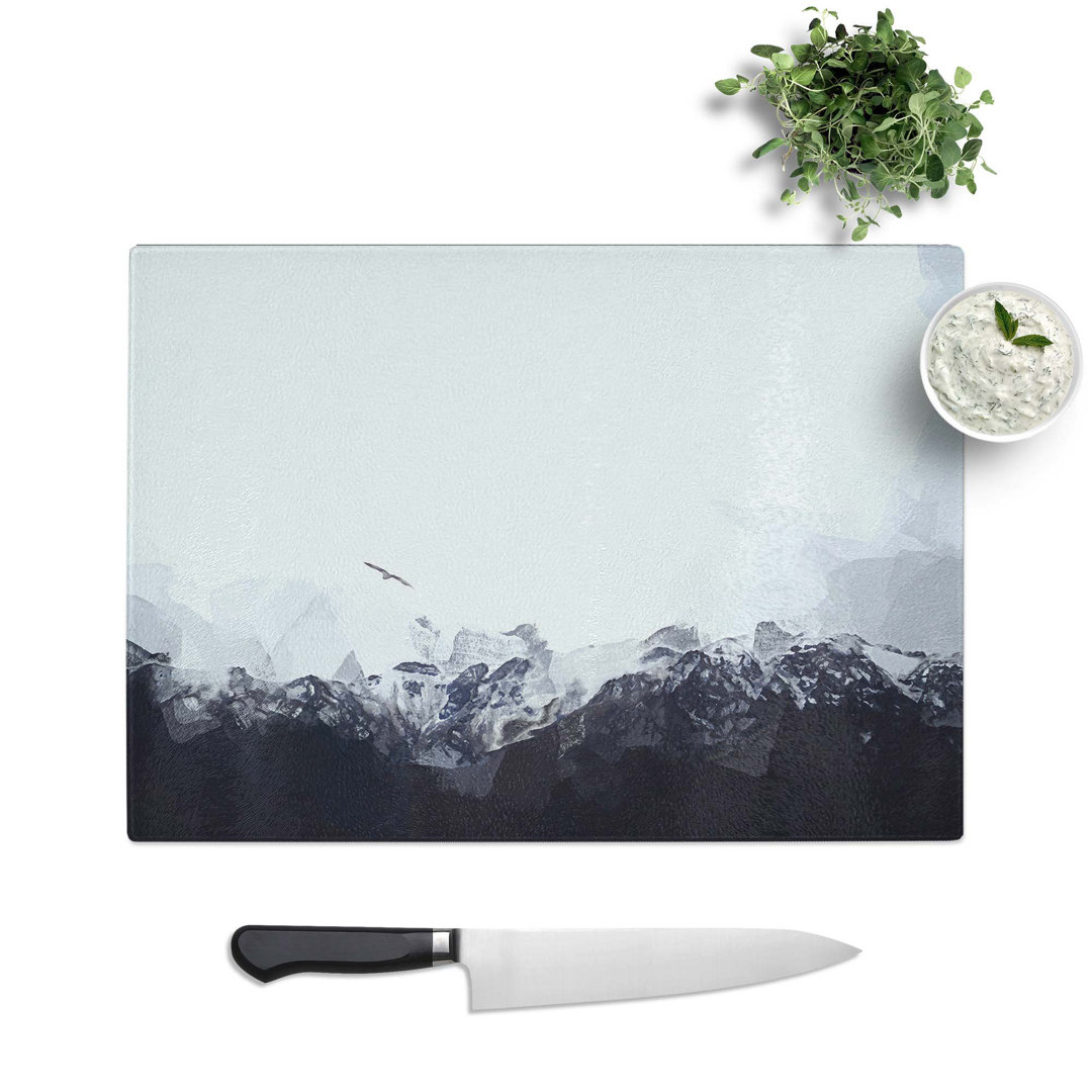 Glass Eagle Flying Over Colca Canyon in Abstract Chopping Board