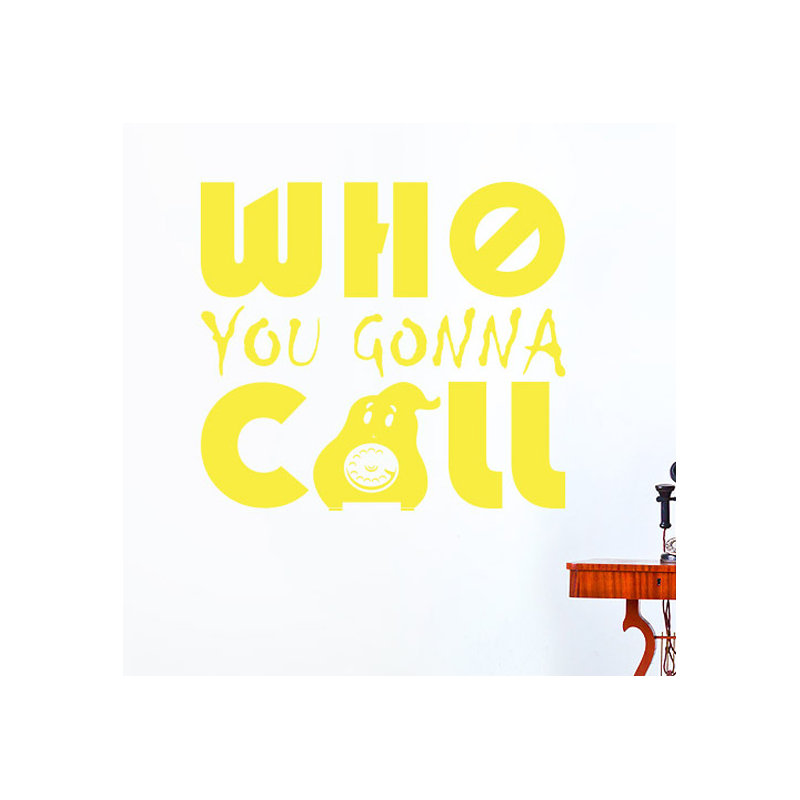 Wall Decal, Bright Yellow, Medium