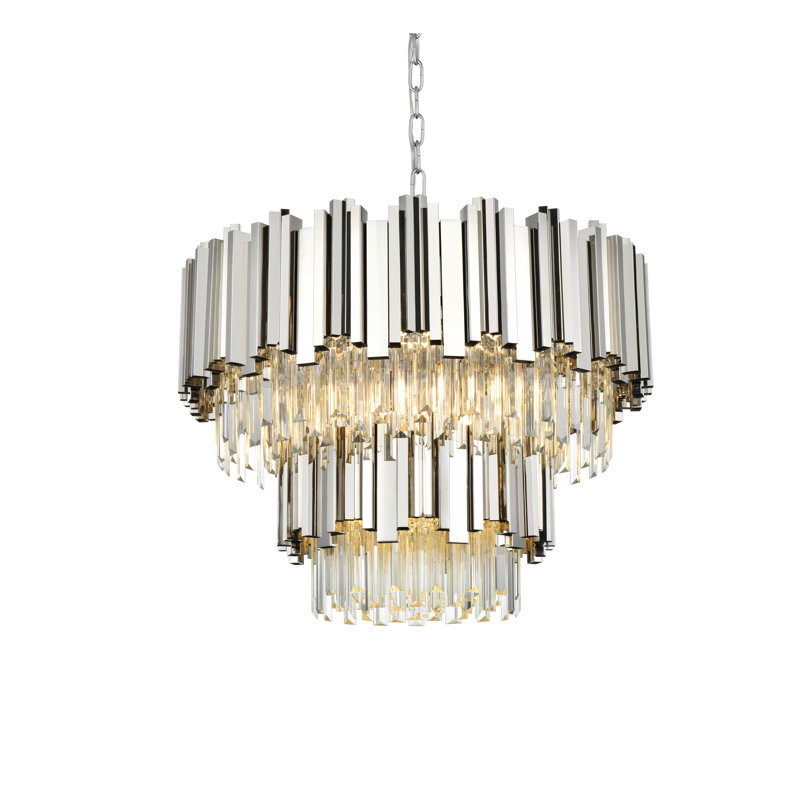 Lustre Lenora 24 pouces, Chrome chrome