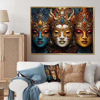 Traditional Thai Masks - Thailand Canvas Art Print