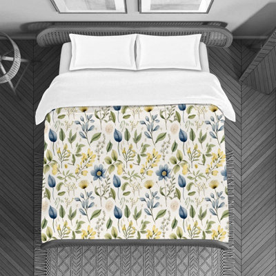 Polyester Floral Duvet Cover