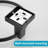 Black Toilet Paper Holder Towel Ring