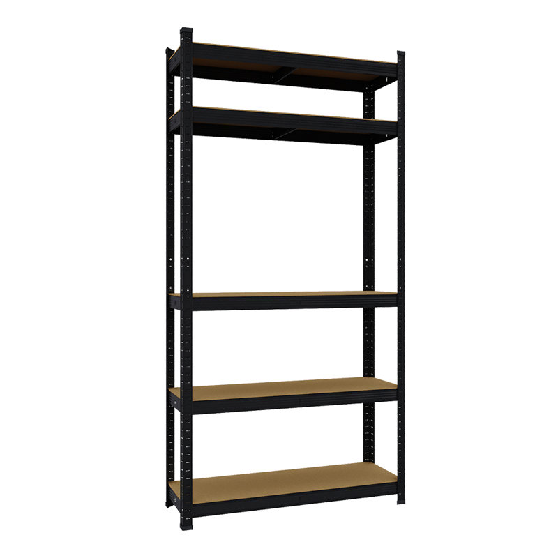 90cm W Metal Storage Rack, Black