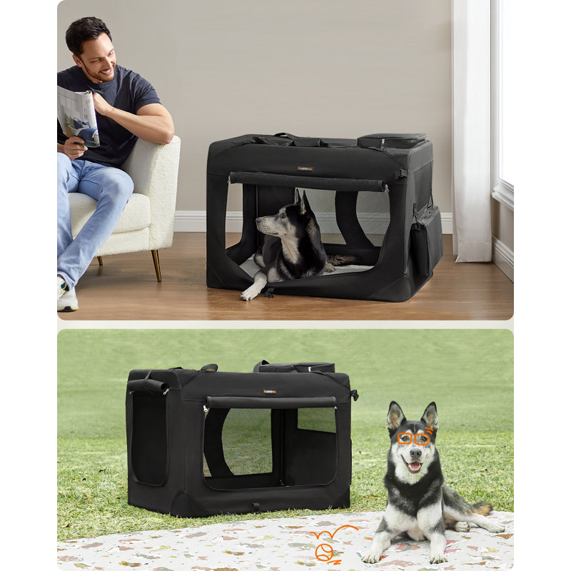 102x69x69cm Vehicle Travel Carrier, 69cm H x 102cm W x 69cm D, Black