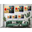 Impression sur toile de formes abstraites colorées, décoration murale moderne pour la maison et le bureau-334221035